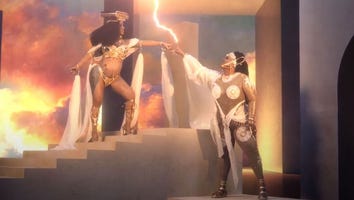 Lizzo and Cardi B Give Off Electrifying Greek Goddess Vibes In 'Rumors' Music Video