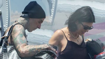 Travis Barker Joins Kourtney Kardashian for His First Flight in Over a Decade