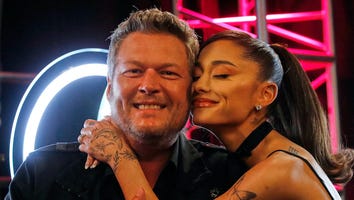 Ariana Grande Says She Stans Blake Shelton and Gwen Stefani in 'The Voice' Bloopers