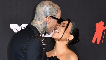 Kourtney Kardashian and Travis Barker Make Their PDA-Filled Red Carpet Debut at the 2021 MTV VMAs