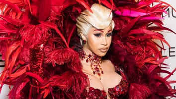 Cardi B Rocks Extravagant Look in First Public Appearance Since Giving Birth