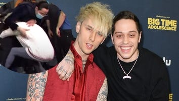 Pete Davidson Explains Hilarious Story Behind Him and Machine Gun Kelly Falling Off 'SNL' Stage