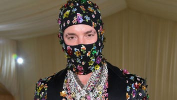 J Balvin Makes Stylish Met Gala Debut In Flower Adorned Black Suit and Face Mask
