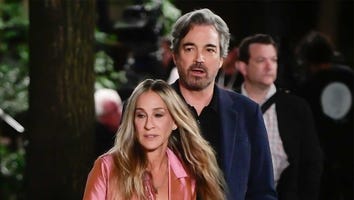 Sarah Jessica Parker Kisses Jon Tenney on 'Sex and the City' Reboot Set, Has Fans Asking About Mr. Big