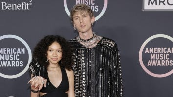 Machine Gun Kelly and 12-Year-Old Daughter Casie Rock the AMAs Red Carpet