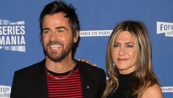 Jennifer Aniston Reunites With Ex Justin Theroux for 'Facts of Life' Taping in Sweet Shot