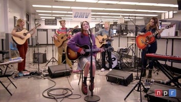 Olivia Rodrigo Performs 'Drivers License' at a California DMV