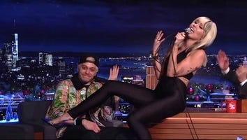 Miley Cyrus Serenades Pete Davidson With 'It Should Have Been Me,' Jokes About Kim Kardashian Romance