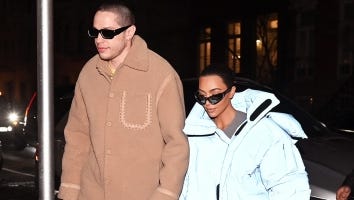 Kim Kardashian and Pete Davidson Show PDA During Night Out in NYC