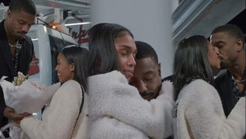 Michael B. Jordan Packs on the PDA With Lori Harvey During Sweet Valentine's Day Celebration
