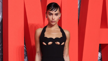 Zoë Kravitz Just Channeled 'The Batman' Symbol With Her Cutout Premiere Dress