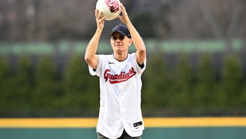 Tom Hanks' Reunion With 'Cast Away' Co-Star Wilson Goes Awry During First-Pitch Ceremony in Cleveland