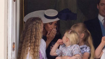 Prince Harry and Meghan Markle Spotted at Trooping the Colour After Royal Exit-- See the Pics!