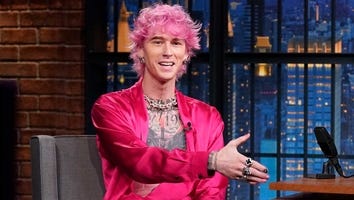 Machine Gun Kelly Jokes About Why He Smashed a Champagne Flute on His Head Following NYC Concert