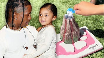 Watch Travis Scott Teach Daughter Stormi How to do Adorable Science Project