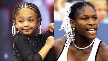 Serena Williams' Daughter Olympia Wears Her Mom's Iconic Hair Beads and Sparkling Outfit at U.S. Open