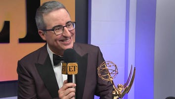 Emmys 2022: John Oliver on 'Wild' Moment Steve Martin Presented His Emmy (Exclusive)