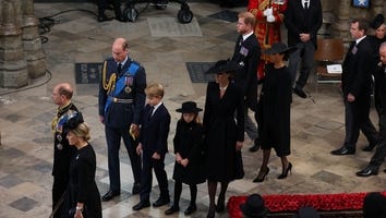 Prince Harry, Meghan Markle Reunite With Prince William, Kate Middleton, Kids at Queen Elizabeth II's Funeral