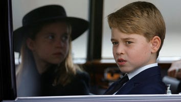 Prince George and Princess Charlotte Ride in Procession at Queen Elizabeth II's Funeral