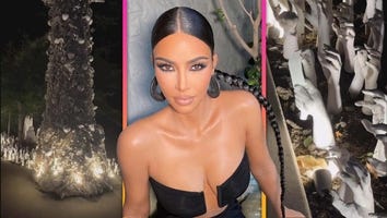 Kim Kardashian Shares Over-the-Top Skeleton-Themed Halloween Decor