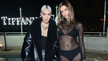 Kim Kardashian Poses With Hailey Bieber After Kanye West Slams the Model on Instagram