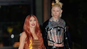 Machine Gun Kelly Wears Latex Corset Look, Attends Time100 Next Gala With a Fiery Megan Fox