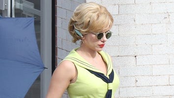Scarlett Johansson Is Unrecognizable in Retro Costume for 'Project Artemis'