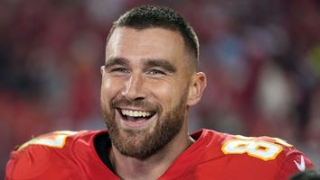 Travis Kelce Dances In The End Zone After Touchdown at Super Bowl LVII