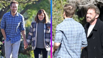 Ben Affleck Has a Friendly Chat With Ex Jennifer Garner's Boyfriend John Miller Outside Actress' House