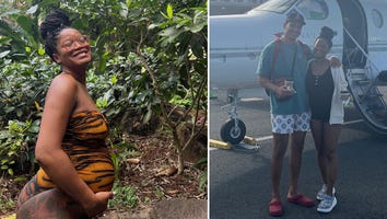 Pregnant Keke Palmer Glows on Babymoon With Boyfriend Darius Jackson: See the Photos!