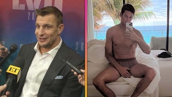 Rob Gronkowski Reacts to Tom Brady's Underwear Thirst Trap Pic (Exclusive)