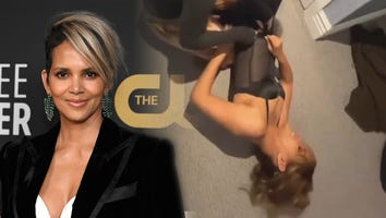 Halle Berry Attempts to Squeeze Into Her Pants