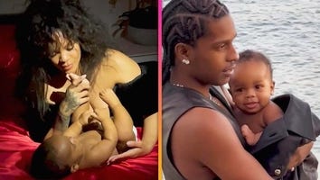 Rihanna and A$AP Rocky Cuddle Newborn Son in BTS Photoshoot Video