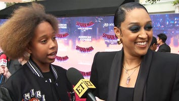 Tia Mowry’s Son Reacts to Being Stunned After Meeting ‘Spider-Verse’ Sequel Star Shameik Moore