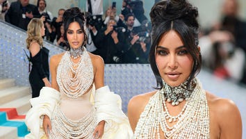 Kim Kardashian Wears All Pearls at 2023 Met Gala