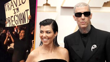 See Kourtney Kardashian Showcase Her Baby Bump in New Maternity Photo Shoot With Travis Barker