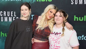 Tori Spelling Poses With Her Two Daughters at 'Cruel Summer' Season 2 Premiere
