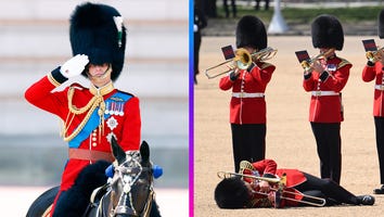 Trombonist Faints During Prince William's Trooping the Colour Rehearsal Amid High Temperatures