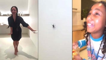 Watch Kim Kardashian and North West Freak Out After Spider Interrupts Their TikTok
