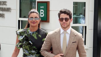 See Nick Jonas Sweetly Help Wife Priyanka Chopra With Her 'Complicated' Hair After Wimbledon Date