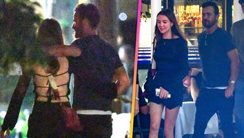 Justin Theroux Shows PDA With Actress Nicole Brydon Bloom on NYC Dinner Date