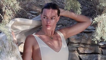Margot Robbie Sheds Her 'Barbie' Pink for Chic Beige Swimsuit While Vacationing in Greece
