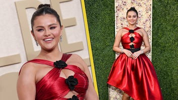 Selena Gomez Stuns in Red at 2024 Golden Globes