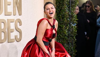 Selena Gomez Is a Crimson Rose at 2024 Golden Globes