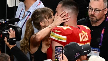 Taylor Swift and Travis Kelce Share a Kiss After He Wins His Third Super Bowl Ring