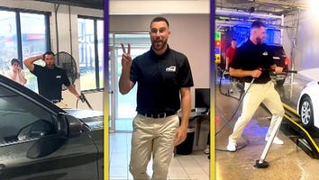 Watch Travis Kelce Dance and Wash Cars at His New ‘Summer Job’