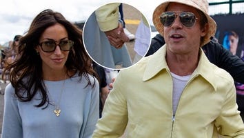 Brad Pitt Makes Rare Appearance With Girlfriend Ines de Ramon