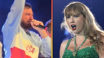 Watch Travis Kelce's Shout Out to Taylor Swift on Stage After Winning Karaoke Competition