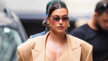 Pregnant Hailey Bieber's Growing Belly Peeks Out From Under Her T-Shirt in New Pic