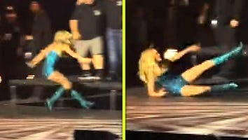 Kelsea Ballerini Falls Off Moving Stage During Tour Finale in Toronto